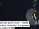 Voyager 1, shown in this illustration, has operated for decades thanks to a radioisotope power system. NASA via AP